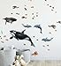 Create-A-Mural : Ocean Wall Decals Undersea Wall Stickers (29) Under Water Sea Life Kids Room Decor Vinyl Art Bedrooms Baby Nursery, Toddler, Teen, Playroom Classroom Birthday DIY