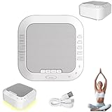 Ora Machine à sons Solfeggio avec fréquences améliorées, 28 sons apaisants, 3 modes de minuterie, veilleuse douce, machine sonore portable pour la méditation, le yoga, rechargeable par USB