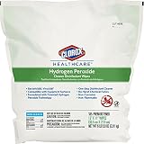 CloroxPro Healthcare Hydrogen Peroxide Cleaner Disinfectant Wipes Refill, Healthcare Cleaning and In