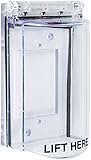 Safety Technology International, Inc. STI-6518 Bopper Stopper with Spring Loaded Hinge - Clear Protective Cover