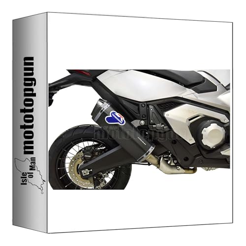 2 Anni di garanzia termignoni scarico scream titanio nero omologato compatibile con honda xadv x-adv 750 euro5 2021 2022 2023 2024 mototopgun