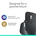 Logitech MX Master 3S Bluetooth Edition Wireless Mouse, No USB Receiver - Ultra-Fast Scrolling, Ergo, 8K DPI, Track on Glass, Quiet Clicks, Works with Apple Mac, Windows PC, Linux, Chrome - Graphite