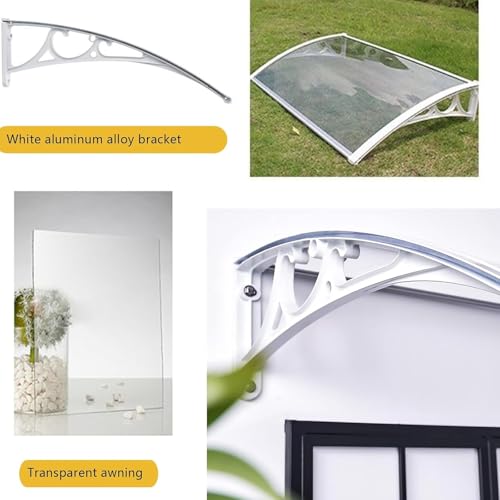 Auvent de porte contre le soleil et la pluie pour entrée de maison