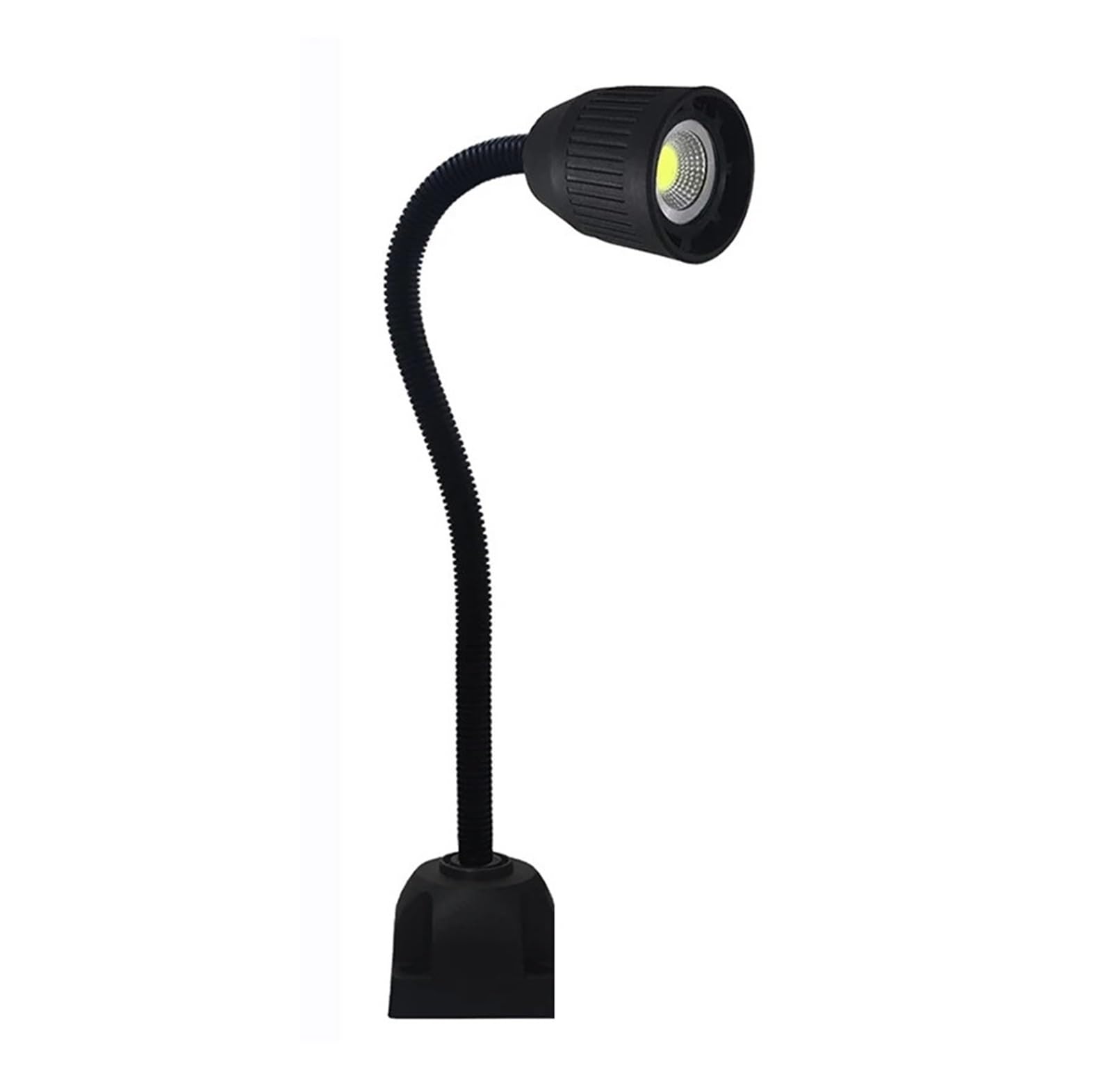 Lampa do obrabiarek 5 W Elastyczna L40 cm Podstawa na gęsiej szyi Oświetlenie przemysłowe Led Garaż Warsztat