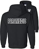 Fair Game Paramedic Hooded Sweatshirt Emergency Medical Services-Black-Small