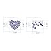 ART Kitchenware 6pcs Wedding Cookie Stencil Set (Suits,Dress,Heart,Roses) Fondant Cake Stenciling Sugarcraft Decor Stencil Laser Cut Stencils (4.5