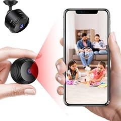 Mini Telecamera Spia Wifi 1080P Interno Telecamera Videocamera Sorveglianza Senza Fili Telecamera di Sicurezza per Casa Cam con Rilevamento di Movimento Controllo app