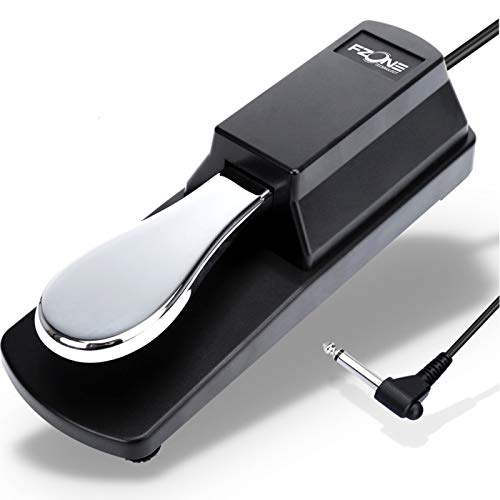 Upgrade Universal Sustain Pedal 6.6FT Cable for All Brands MIDI Keyboards Digital Pianos Foot Pedal