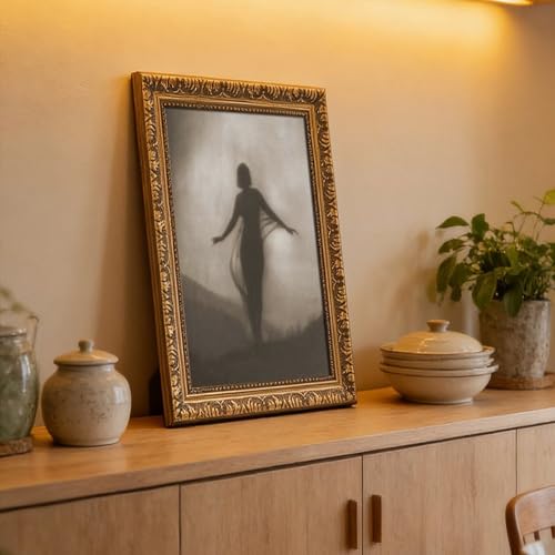 Impression sur toile décoration murale verticale cadre bois suspendu - 6
