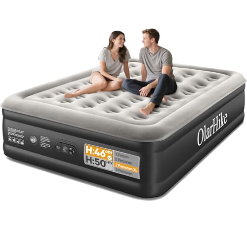 OlarHike Luftmatratze Selbstaufblasend, Luftbett Gästebett, Aufblasbares Matratze Zelt Sofa, Luftbett 2 Personen, Selbstaufblasbare Luftmatratze für...