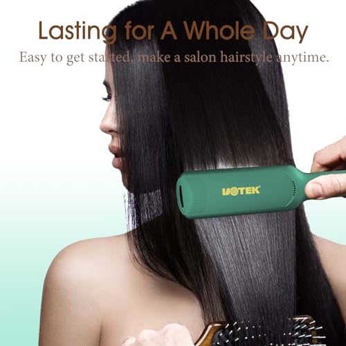 Plancha de Pelo UOTEK 1.5 Inch Ionic Salon Verde miniatura 7