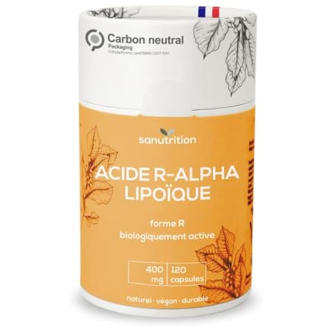 Acide R-alpha-lipoïque 400 mg Sanutrition Cover