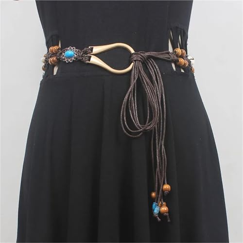 Ethnic Style Handmade Bead Shell Knot Belt Casual Holiday Delicate Waist Rope Women's Accessories2