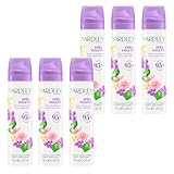 Yardley London April Violets Body Spray, Floral Body Spray for Women with Notes of Violet and Citrus, April Violets Body Mist for Women 6 x 75ml