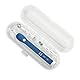 Nincha Elektrische Zahnbürsten-Etui Reise-Etui für Oral-B Elektrische Zahnbürste Serie, Platz für 1 Handstück und 2 Aufsteckbürsten, Transparent