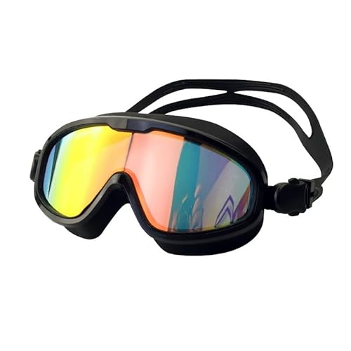 [RTFJVXVZ] Silicone Plating Swimming Goggles Unisex Universal Waterproof Fog-proof Swim Glasses