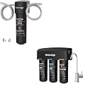 Waterdrop 10UA+TSB-ALK 8 Layer High Capacity Under Sink Water Filter, Reduces PFAS, PFOA/PFOS, Fluoride, Chlorine, Bad Taste & Odor, with Dedicated Faucet, Under Sink Water Filter,Bundle