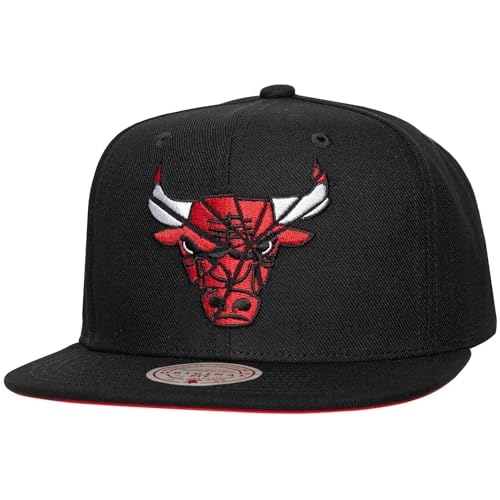 Mitchell & Ness NBA Shattered Snapback Cap Chicago Bulls Black
