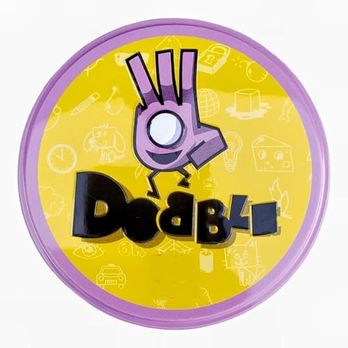 Image of Awestuffs Double Classic Card Game for Kids Ages 6+, 2 to 8 Players, Quick 15-Minute Playtime, Environmentally-Friendly Eco-Blister Packaging for Endless Fun and Entertainment