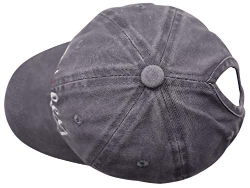 Gorra de béisbol para mujer gris que soluciona los días de sol con comodidad 5