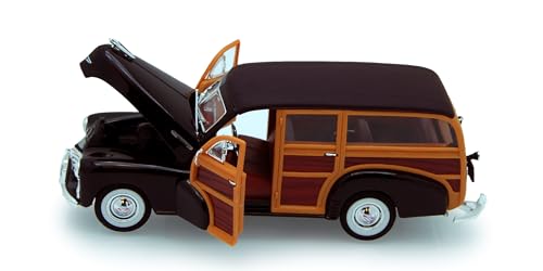Chevrolet 1948 Woody Wagon Fleetmaster Brown 1/24 by Welly miniatura 2
