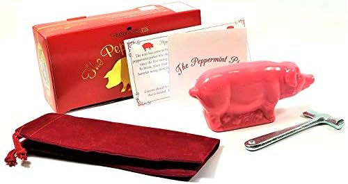 Peppermint Pig Family Holiday Candy Tradition and Gift Set