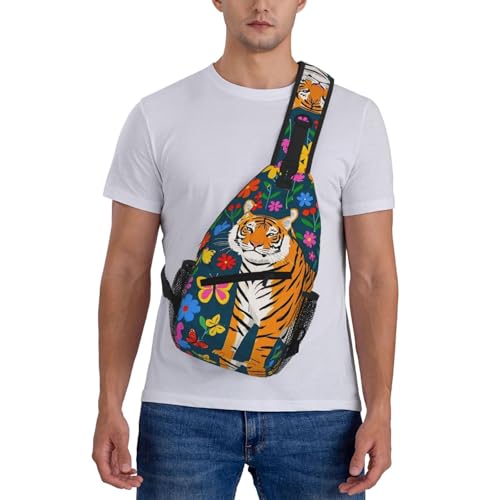 Mochila tipo sling para mujer y hombre, viaje y trekking miniatura 2