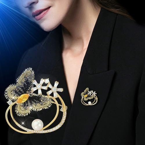 Image of Animal Brooch for Women Girls Rhinestone Animal Brooch Lapel Pin Jewelry Gift for Mom Wife