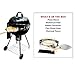 Pizzacraft PC7001 PizzaQue Deluxe Outdoor Pizza Oven Kettle Grill Conversion Kit, Silver, 18''/22.5''