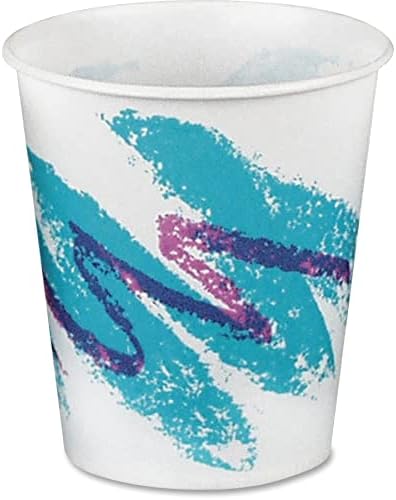 Solo R9N-00055 9 oz Jazz Waxed Paper Cold Cup (Case of 2000)
