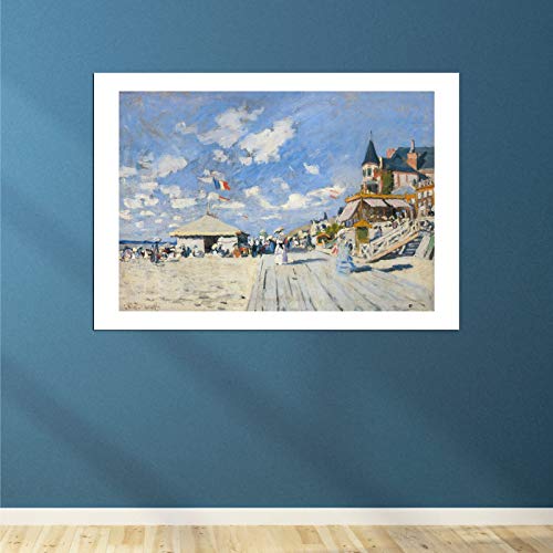 Lámina de Claude Monet de Trouville en papel Archival Matte mediano 4