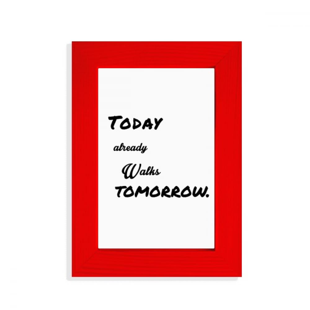 Cadre photo rouge Poetry Today pour illuminer votre salon