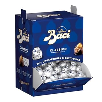 BACI PERUGINA Classico Cioccolatini Fondenti ripieni al Gianduia, Scatola 2,4kg