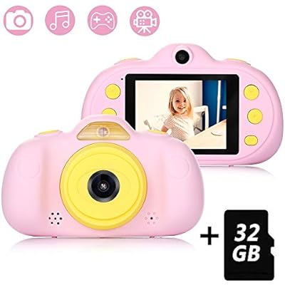 Cheap Fede Kids Camera With 32gb Tf Card Rechargeable Selfie