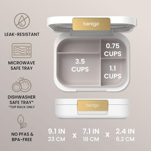 Image of Bentgo Modern Adult Bento Lunch Box with 3-4 Compartments