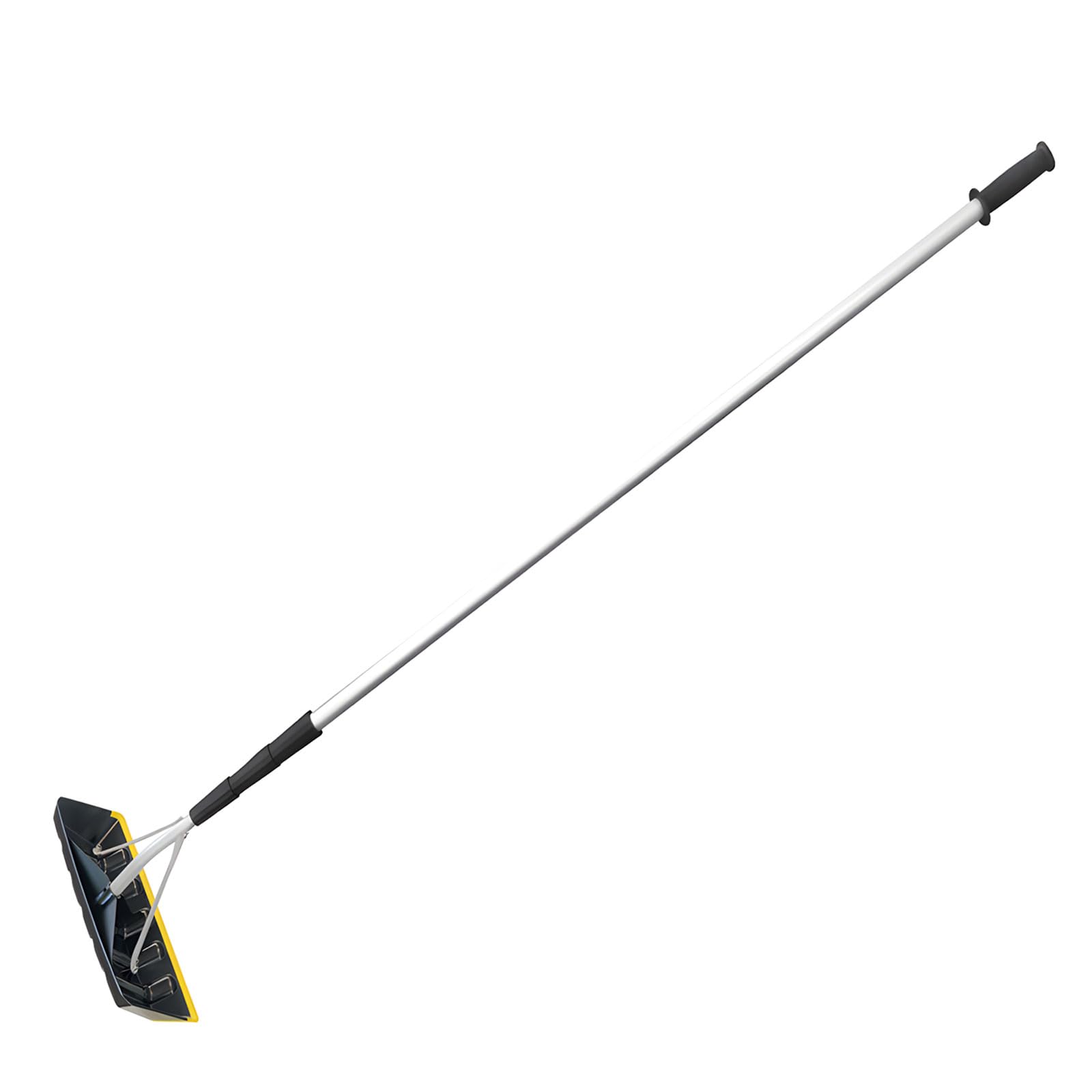 Rascador de hielo de 4,8 m con cabeza de ABS resistente y varilla de aluminio para limpiar la nieve de forma segura y portátil
