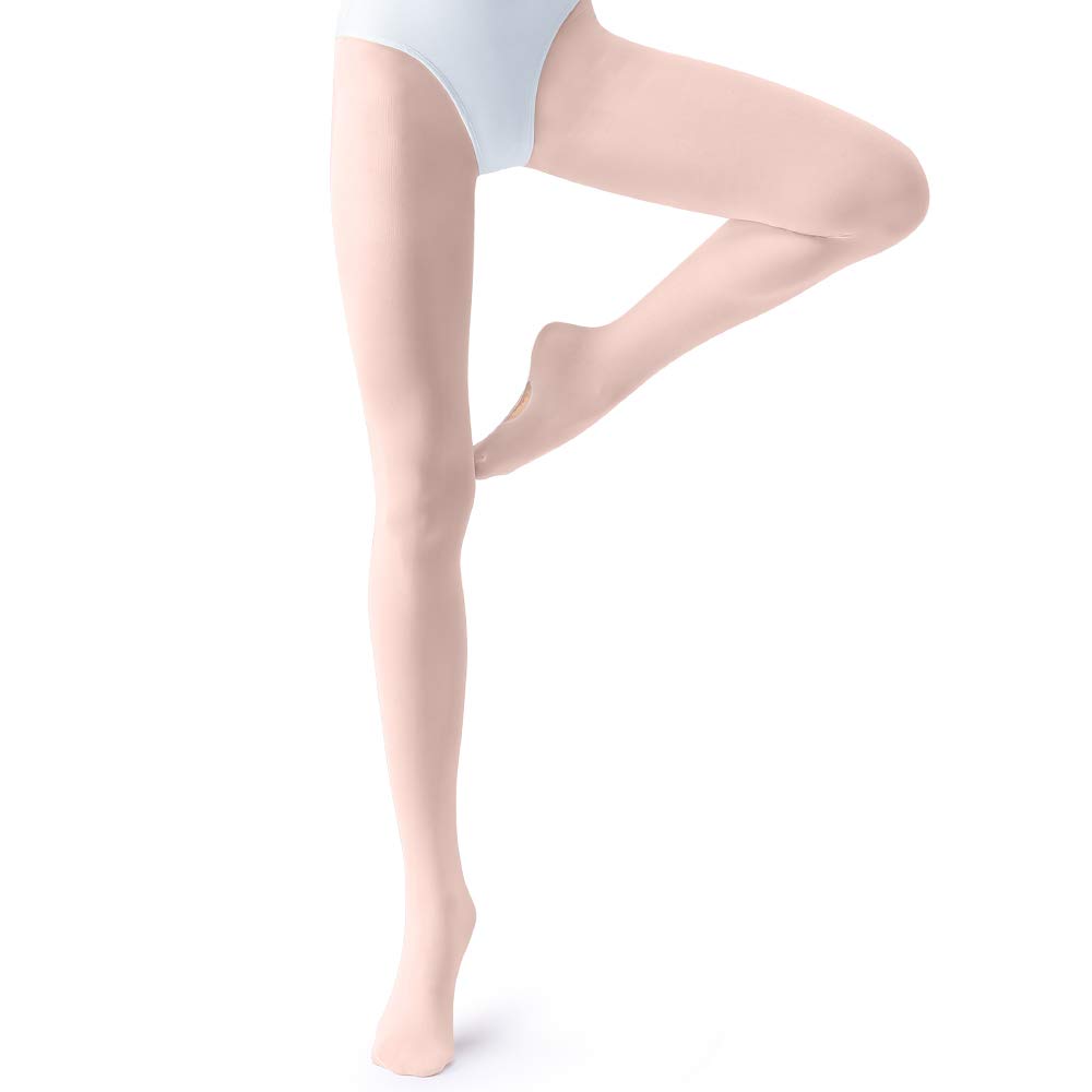 tanzdunsje Collant da Ballo Balletto per bambina donna 3 colori rosa bianco nero