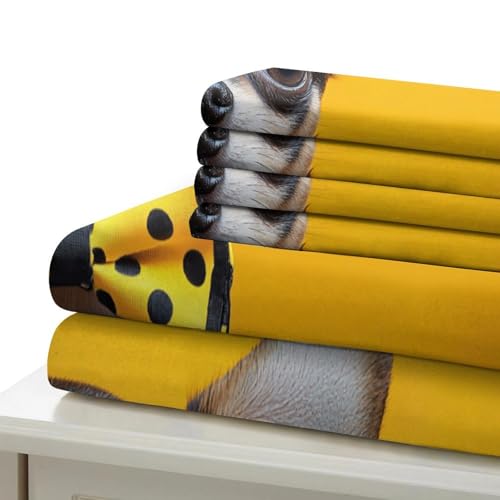 Housse de couette poulet avec fermeture éclair parure de lit imprimé 3D microfibre - 7