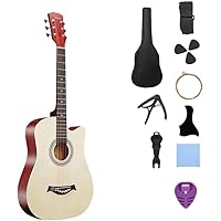 Amazon | アコースティックギター、10点セット、38インチ、学生、子供