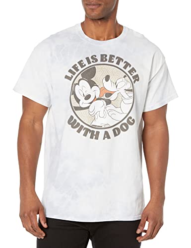 T-shirt Disney Dog Life homme idéal pour les balades de week-end et moments de détente