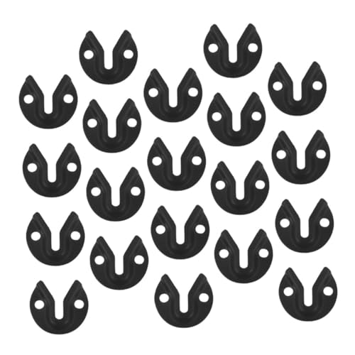 Image of 20pcs Heavy Duty Keyhole Picture Frame Hangers Secure Wall Fasteners for Photos Mirrors Artwork Easy DIY Installation Durable Iron Material Minimalist Design Compatible with