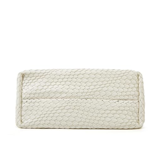 Bolso tote tejido para mujer, bolso hobo de hombro miniatura 4