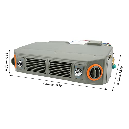 Conjunto de Acondicionador de Aire, Ajuste de Temperatura de 3 Velocidades bajo el Tablero AC para Coches Camiones RVs Campers (12V)