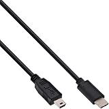 Para conectar, por ejemplo, cámaras digitales, discos duros USB, tarjetas gráficas USB, etc. con conector USB Mini-B a un PC con conector USB tipo C.