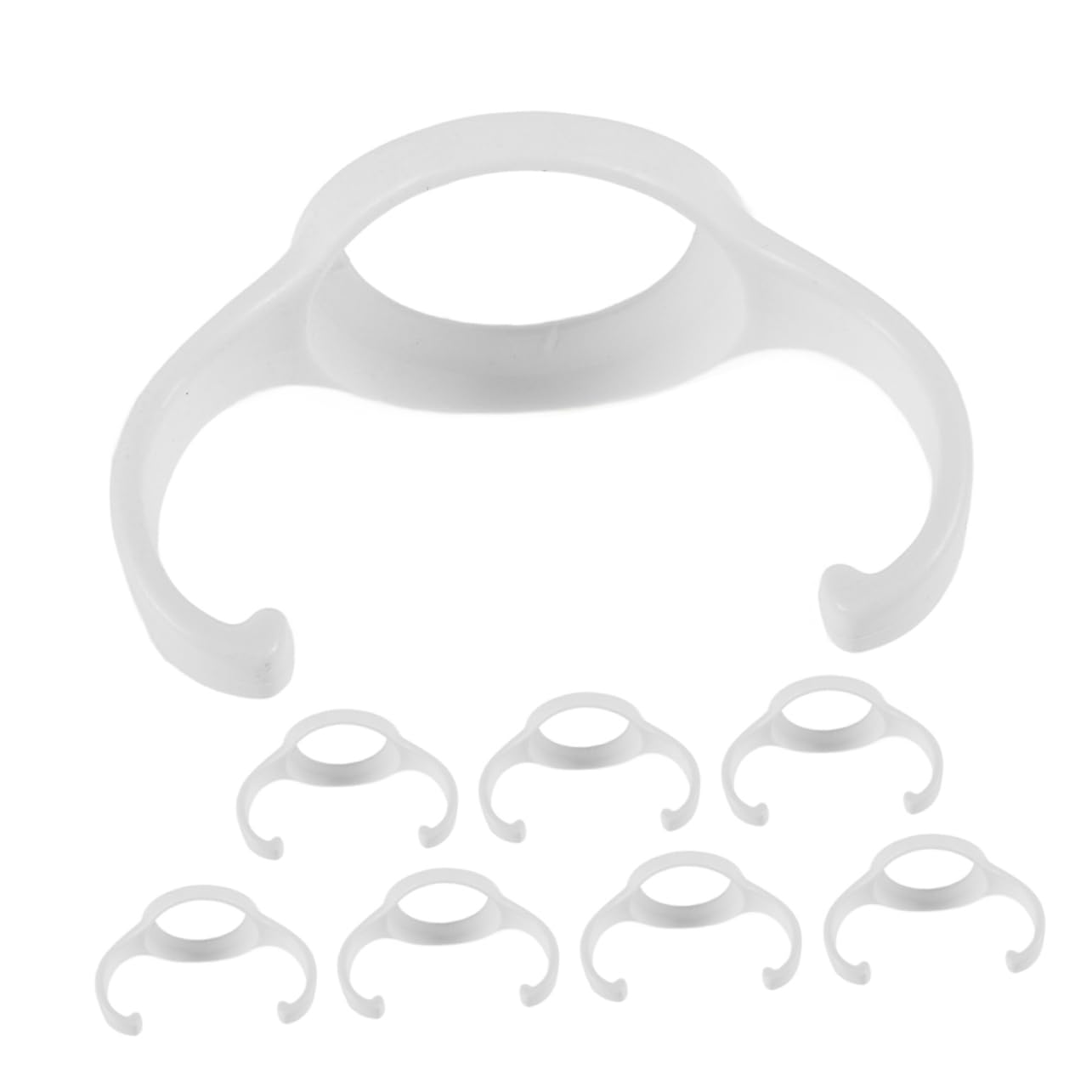 ORFOFE 8pcs Wide Neck Bottle Handle for Toddlers for Newborn Feeding Compatible Most Baby Bottles