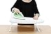 STORAGE MANIAC Tabletop Ironing Board with Folding Legs, Extra Wide Countertop Ironing Board with Cotton Cover, Portable Mini Ironing Board for Sewing, Craft Room, Household, Dorm, White