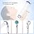 12 Pieces Hydro Jet Shower Head Filter, High Pressure Handheld Vortex Turbo Fan Shower Heads Filter