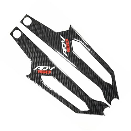 Autocollant carbone ADV 150 : protection de pédale réfléchissante