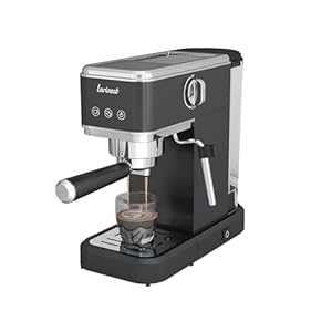 Espresso Machine 19 Bar, Professional Espresso Maker with Milk Frother Steam, Espresso Coffee Machine with 40oz Removable Water Tank, Cappuccino and Latte Machine for Household,CM02