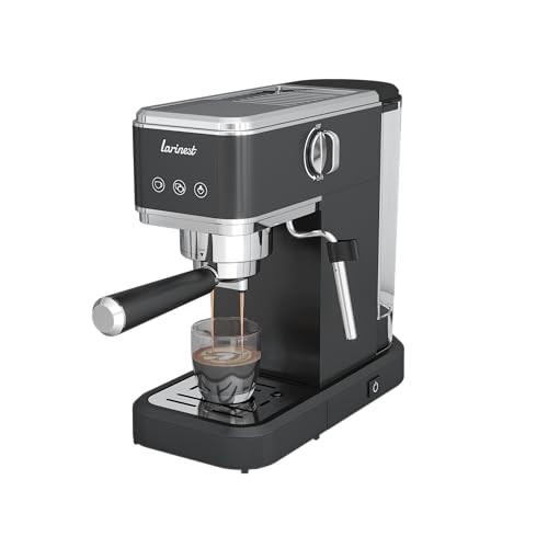 Espresso Machine 19 Bar, Professional Espresso Maker with Milk Frother Steam, Espresso Coffee Machine with 40oz Removable Water Tank, Cappuccino and Latte Machine for Household,CM02